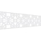Ekena Millwork Set of Four Panels for 94 1/2"W x 24 1/4"H Brownsville Fretwork Wainscot Wall Paneling WPKP12X01X47BNE - alternate 1